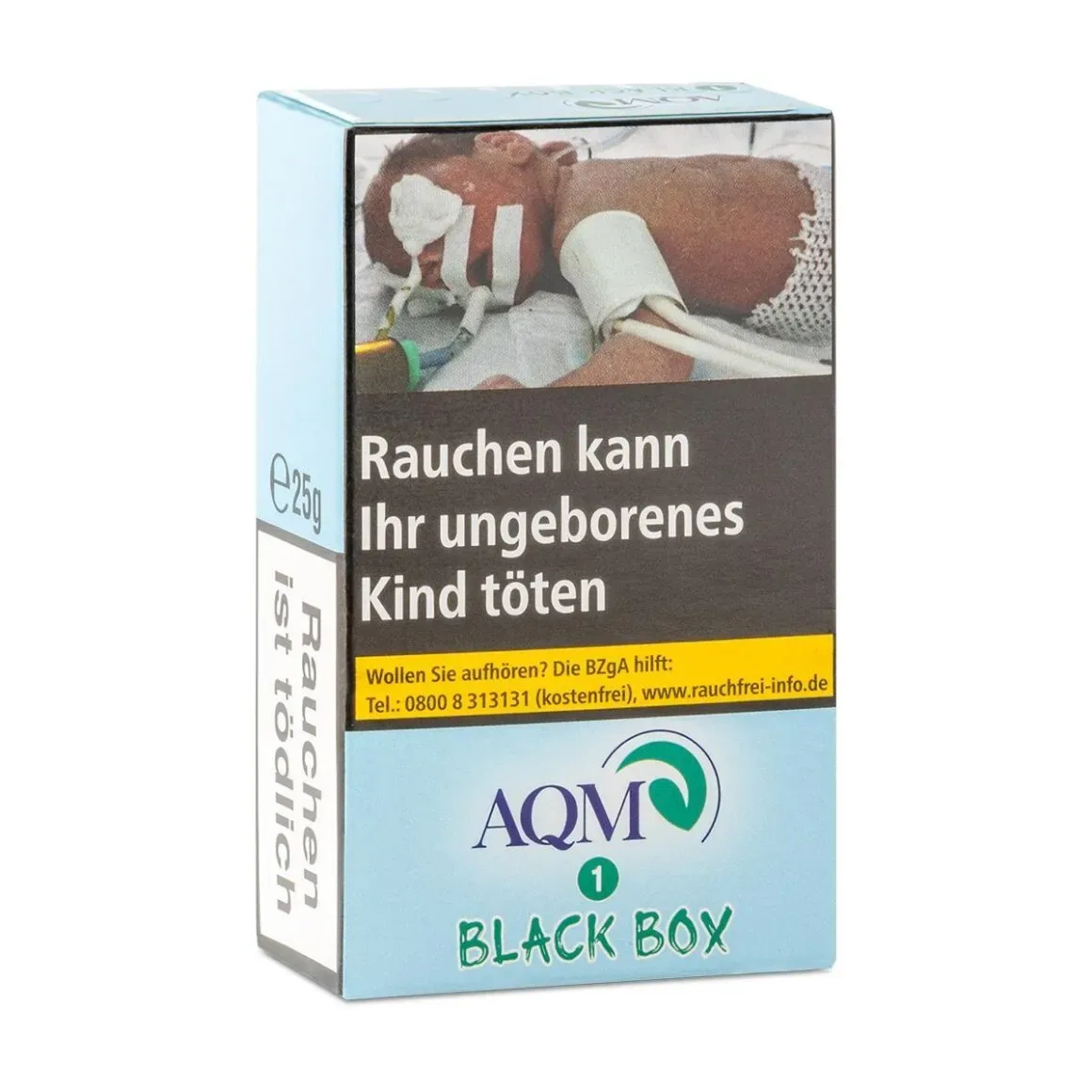 Aqua Mentha Tabak 25g – #1 – Black Box