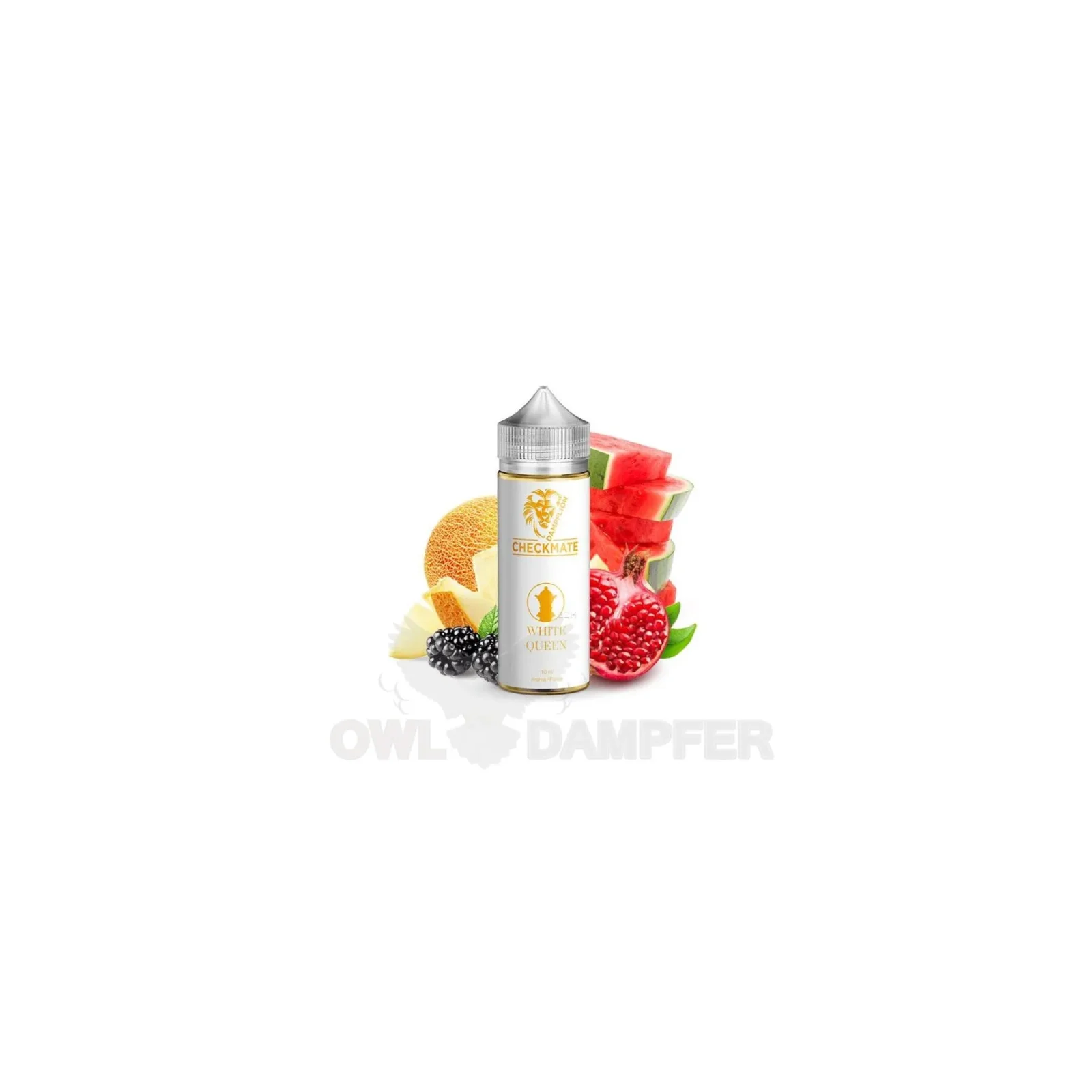 Aroma Melone Granatapfel Brombeere Longfill Dampflion Checkmate White Queen