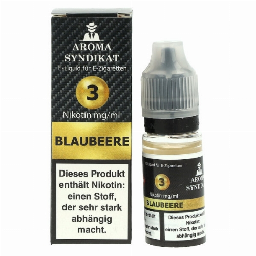 AROMA SYNDIKAT Blaubeere Liquid 10 ml 3mg