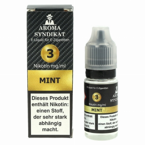 AROMA SYNDIKAT Minz Liquid 10 ml 3mg