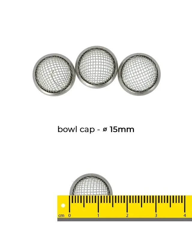 Aryva Bowl Cap Einlegesieb Ø=15mm – 5er-Pack