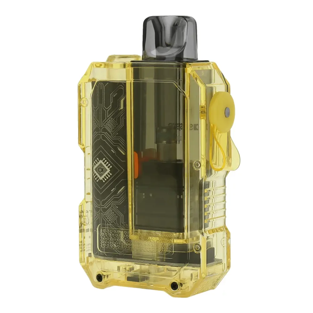 aspire – GoTek X – Pod E-Zigaretten Set Transparent-Yellow (650 mAh 4,5 ml)
