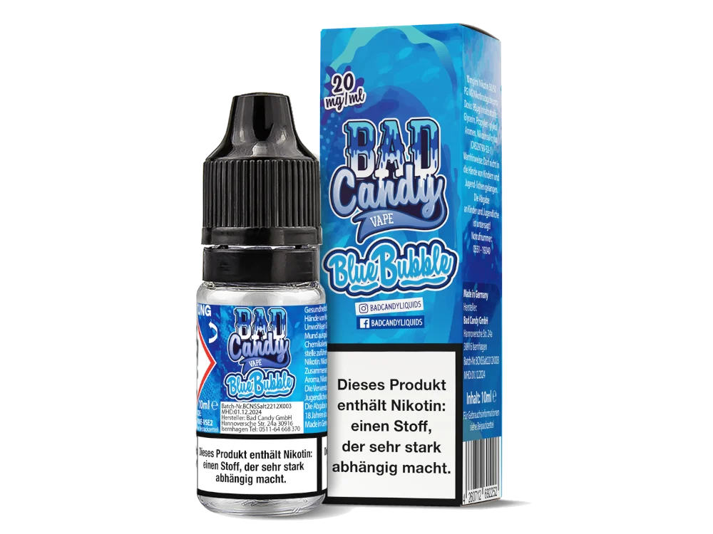 Bad Candy Liquids - Blue Bubble - Nikotinsalz Liquid - Image 2