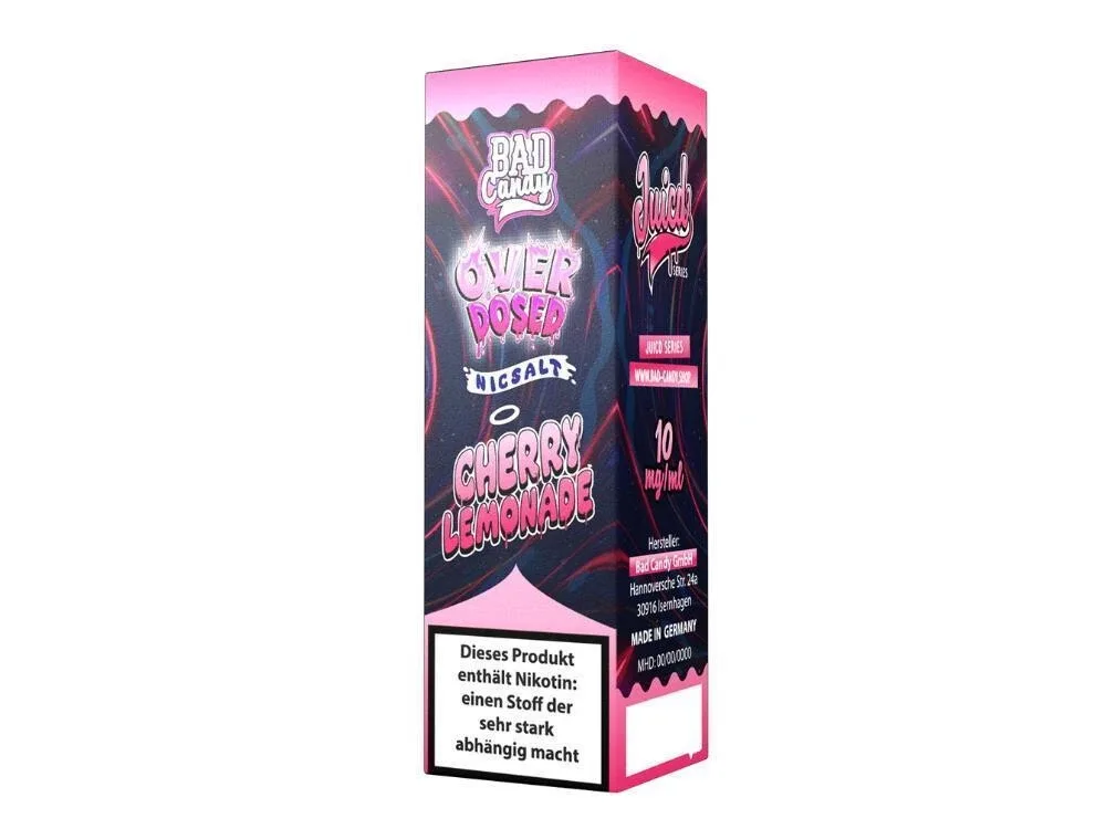Bad Candy Liquids – Juicd – Overdosed Cherry Lemonade – Nikotinsalz Liquid