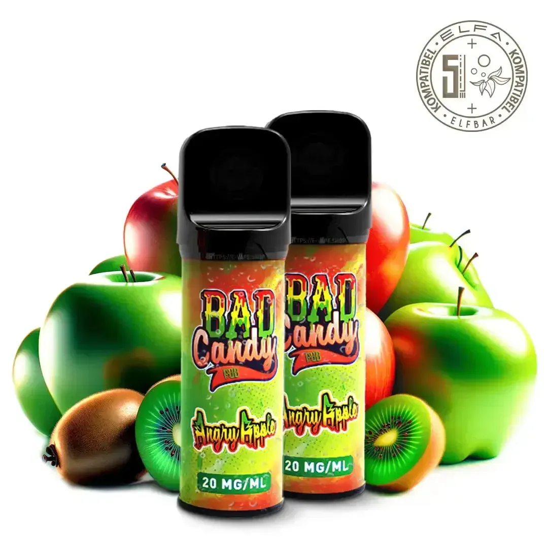 Bad Candy Pods – Angry Apple 2 x 2ml 20mg/ml Nikotin