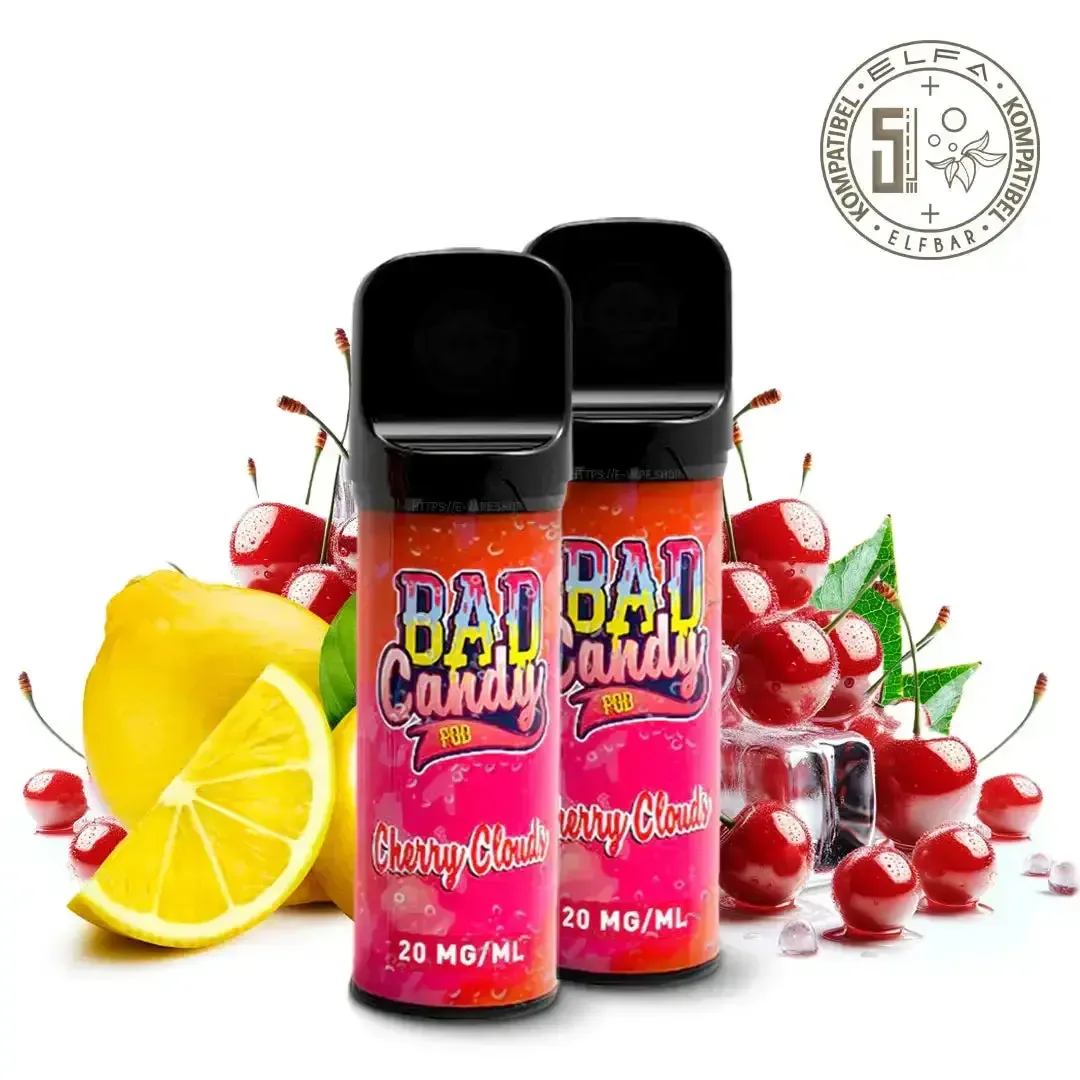 Bad Candy Pods – Cherry Clouds 2 x 2ml 20mg/ml Nikotin