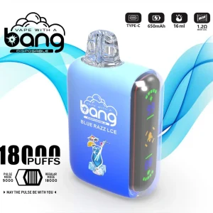 BANG Box 18k 18K Züge Einweg E Zigarette Digital Display
