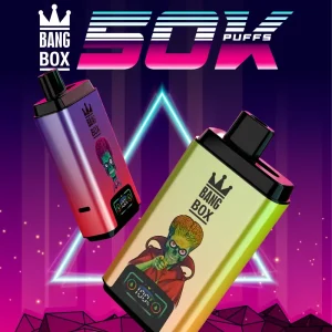 BANG Box 50K Züge Einweg E Zigarette Dual Mesh Wiederaufladbar