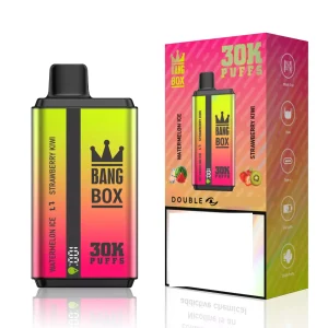 BANG Box Double Taste 30K Züge Einweg E Zigarette Wiederaufladbar Nikotinfrei