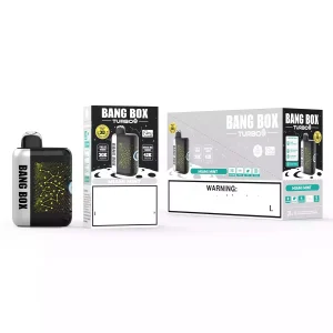 BANG BOX TURBO 42K Züge Einweg E Zigarette Digital Display Wiederaufladbar