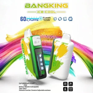 BANG KING DSK048 60K Züge Einweg E Zigarette Digital Display Wiederaufladbar