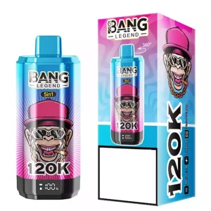 BANG LEGEND DSK060 120K Züge Einweg E Zigarette Digital Display Wiederaufladbar