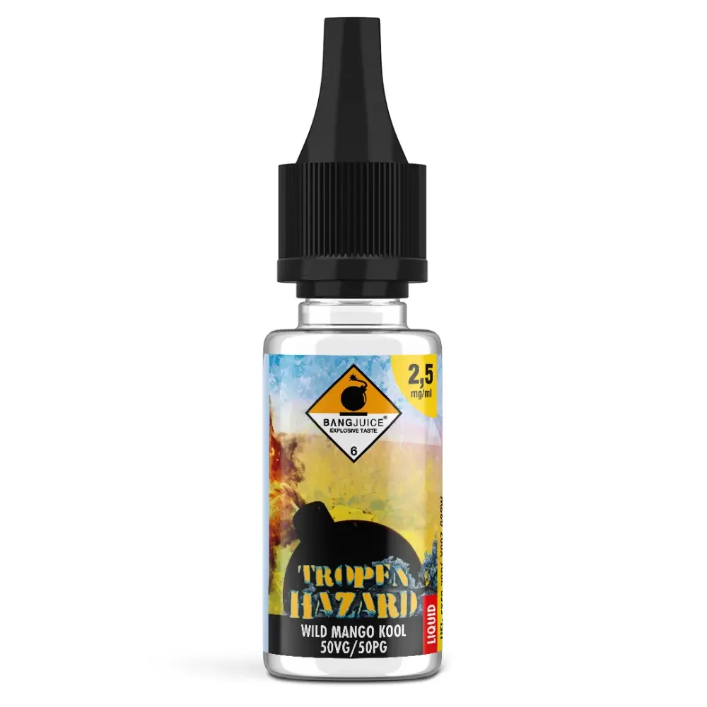 BangJuice – Tropenhazard Wild Mango Kool – Liquid, 10 ml, 50% VG / 50% PG