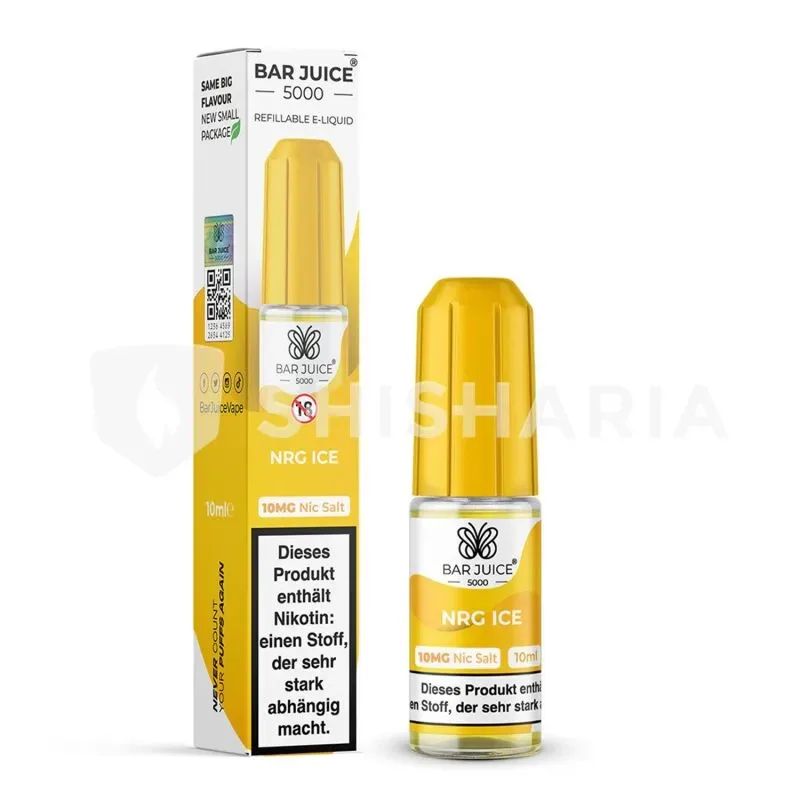 Bar Juice 5000 Liquid E-Zigarette 10ml – Energy Ice – 10mg