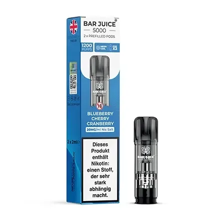 Bar Juice 5000 Pods – Blueberry Cherry Cranberry – 2Pcs