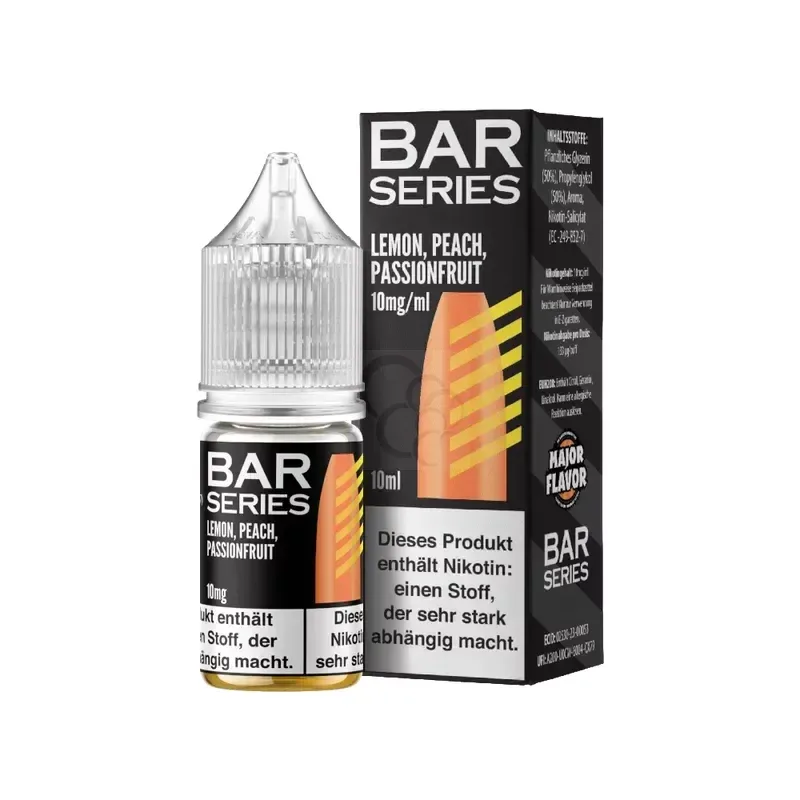 Bar Series – Lemon Peach Passionfruit – Nikotinsalz Liquid 20mg/ml