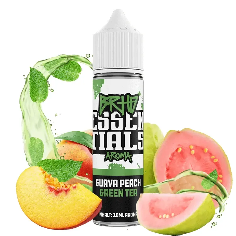 Barehead Aroma – Essentials – Guava Peach Green Tea – 10 ml Longfill