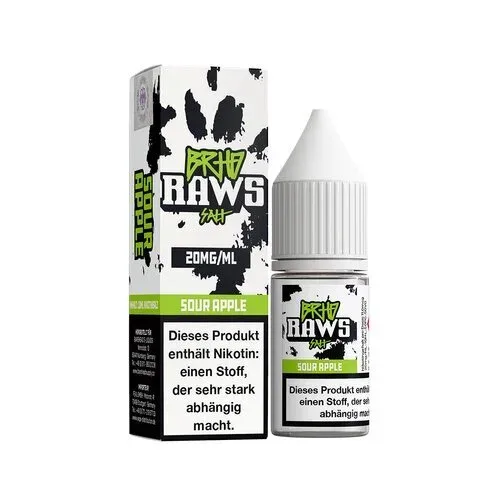 BareHead – Sour Apple – Hybridliquid (Hybridliquid, 10 ml, 50% VG / 50% PG)