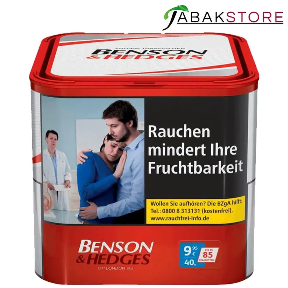 Benson & Hedges | Volumentabak | 40g | Eimer | 9,95€