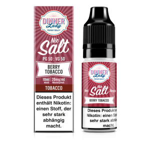 Berry Tobacco - Dinner Lady Nikotinsalz Liquid