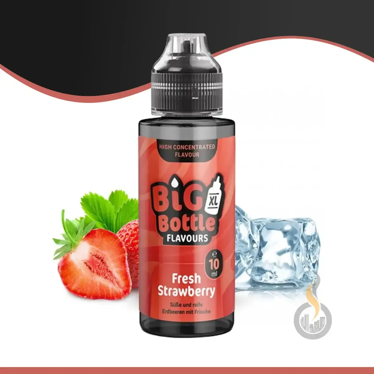 BIG BOTTLE FLAVOURS Fresh Strawberry Aroma – 10 ml