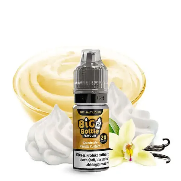 Big Bottle – Grandma’s Vanilla Custard – Nikotinsalz – 10ml