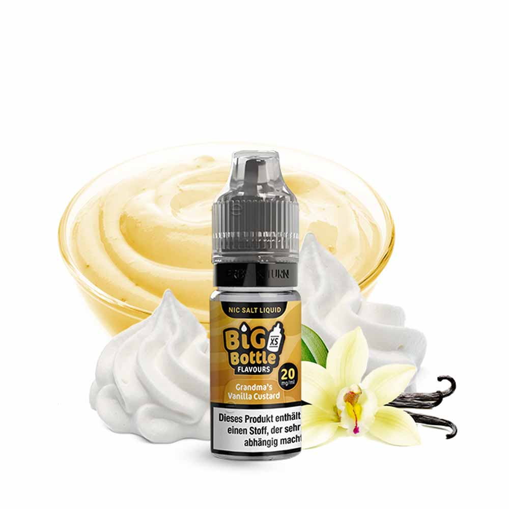 Big Bottle Nic Salt – Grandma`s Vanilla Custard