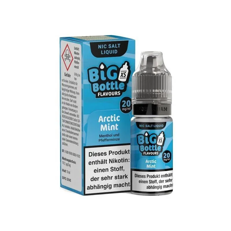 Big Bottle – Nikotinsalz Liquid – Arctic Mint-20 mg/ml