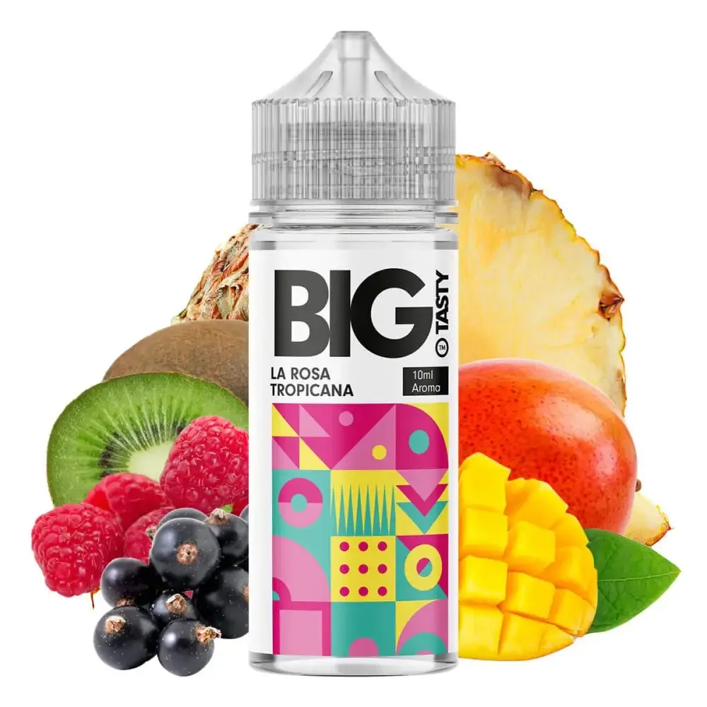 Big Tasty – La Rosa Tropicana (Longfill, 120 ml, Fruchtig)