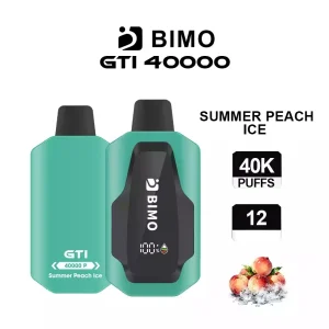 BIMO GTI 40K Züge Einweg E Zigarette Digital Display Wiederaufladbar