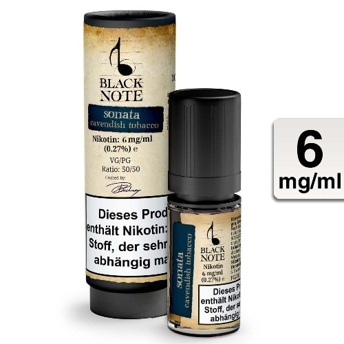 Black Note Sonata Liquid 6 mg