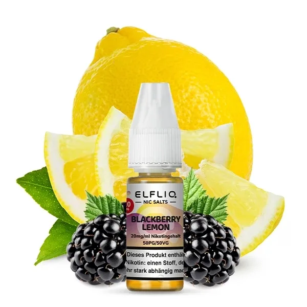 Blackberry Lemon Nikotinsalzliquid – Elfliq (ELFBAR)