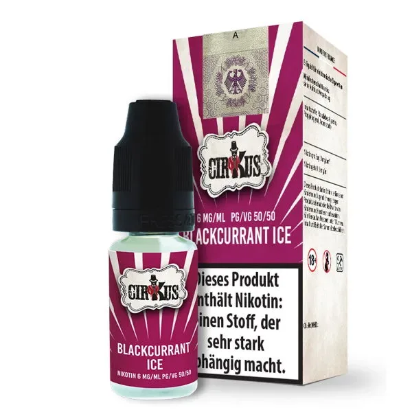 Blackcurrant Ice Liquid Authentic CirKus