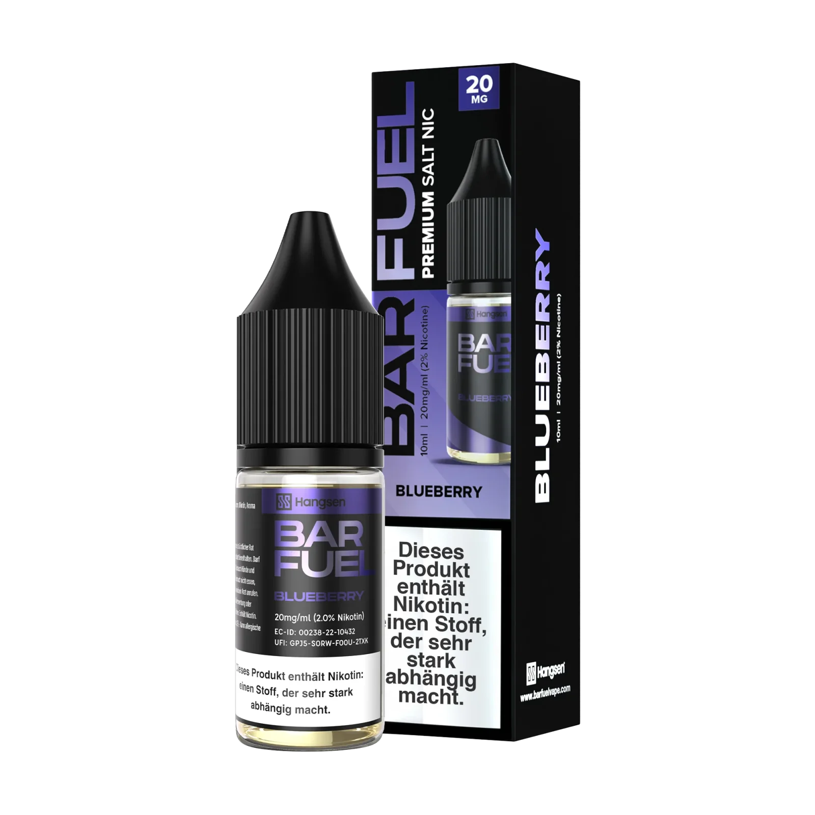 Blueberry – Bar Fuel – Nikotinsalz Liquid 10ml