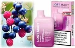 Blueberry Sour Raspberry Himbeeren Blaubeeren Lost Mary BM600 Einweg E-Zigarette 600 Züge