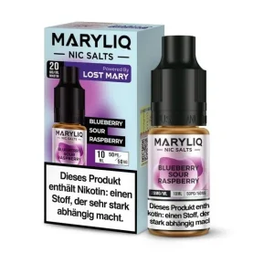 Blueberry Sour Raspberry - Maryliq by Lost Mary Nikotinsalz Liquid (10/20mg/ml)