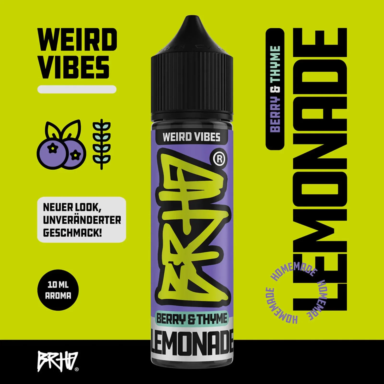 BRHD Weird Vibes – Berry & Thyme Lemonade Aroma Longfill 10ml