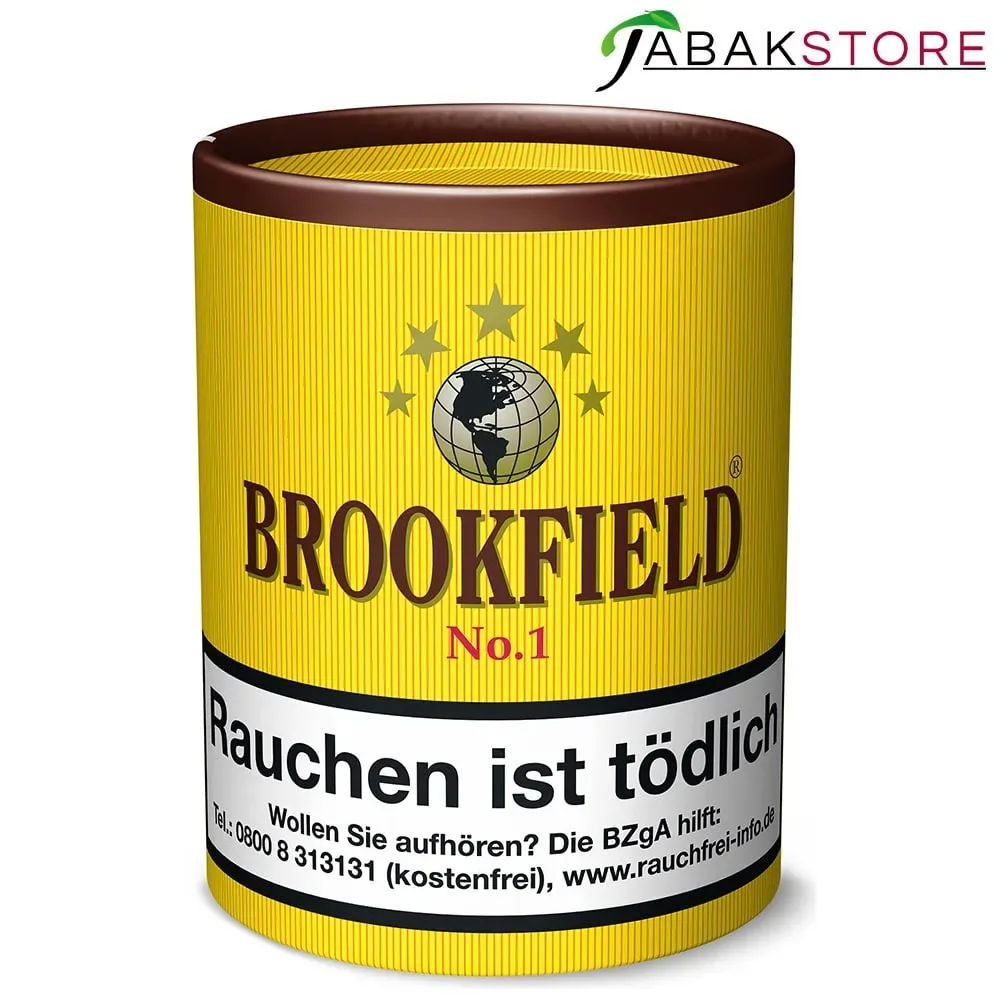 Brookfield Pfeifentabak Gelb | No.1 | 200g Dose | 24,00 Euro