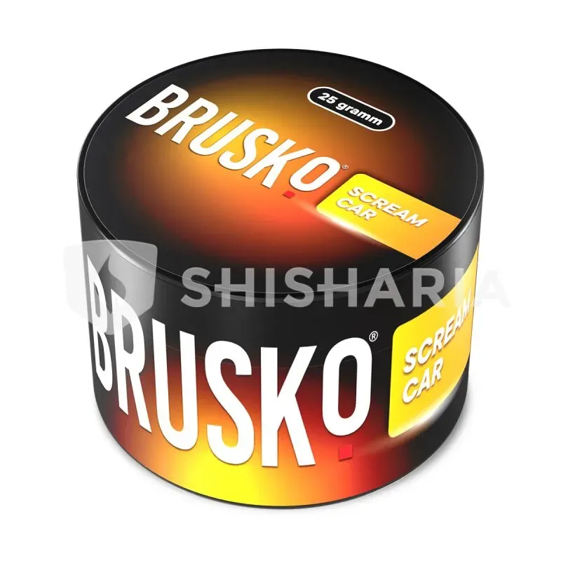 BRUSKO Darkblend Shisha Tabak 25g – SCREAM CAR