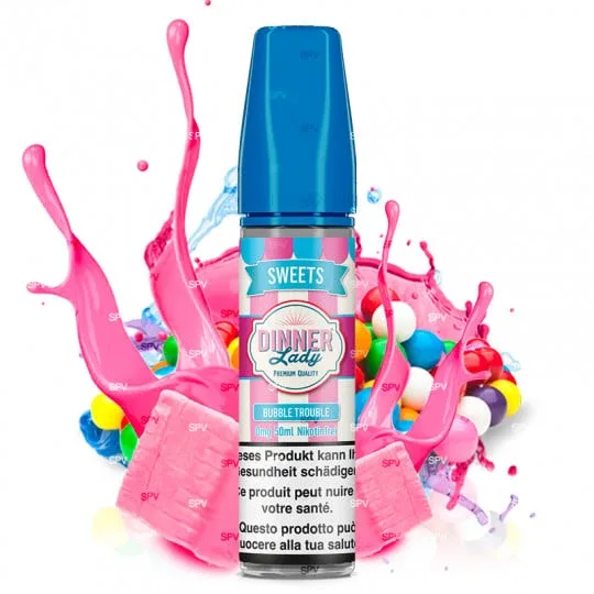 Bubble Trouble (Kaugummi) – Shortfill Format – Tuck Shop by Dinner Lady | 50ml