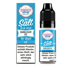 Bubblegum Ice - Dinner Lady NicSalt Liquid