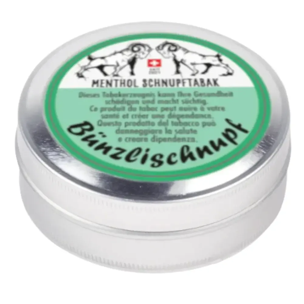 Bünzlischnupf – Menthol 10g