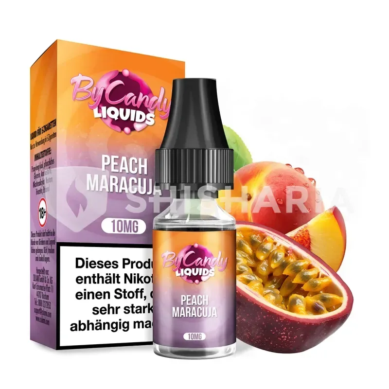By Candy Liquid E-Zigarette 10ml – Peach Maracuja – 10mg
