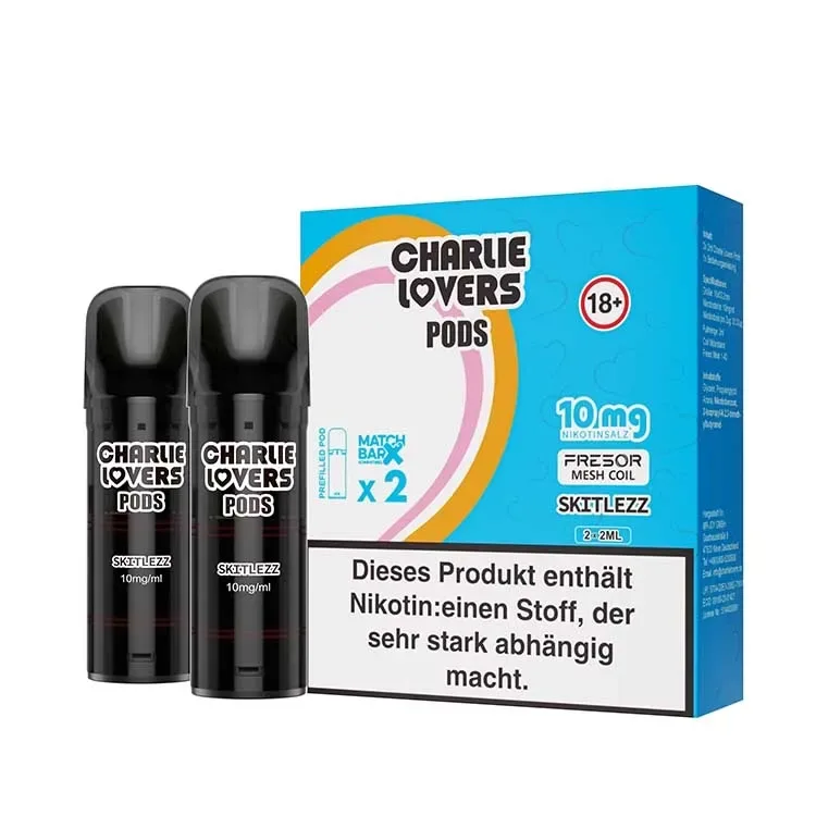 Charlie Lovers Pods ( 2 Stück pro Packung ) Skitlezz 10 mg/ml
