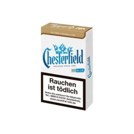 Chesterfield Filterzigarillos Blau King Size (3.00€) Stange (10×17)