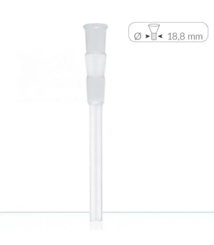 Chillum Glas | in Wunschlänge | 18,8er Schliff > 18,8er Schliff Schliff