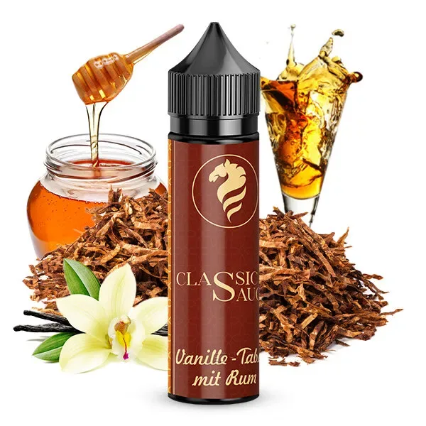Classic Sauce Aroma – Vanille Tabak mit Rum 10ml