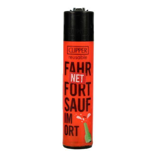 Clipper Feuerzeug #Dorfleben 3v4 FAHR NET FORT SAUF IM ORT