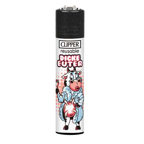 Clipper Feuerzeug Kuh 4v4 DICKE EUTER