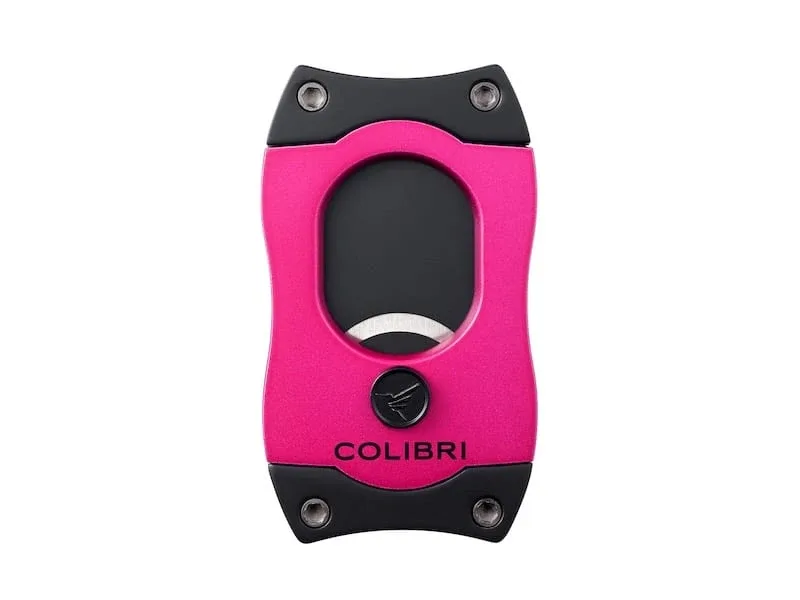 COLIBRI Zigarrenabschneider „S-Cut II“ pink/schwarz 26mm